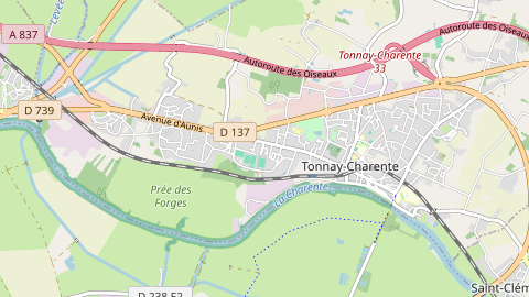 Carte de localisation de l'évènement