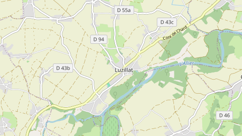Carte de localisation de l'évènement