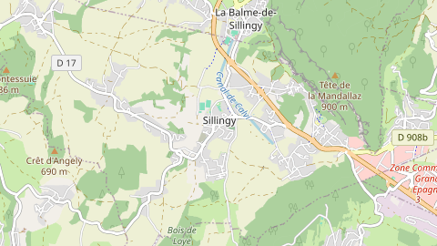 Carte de localisation de l'évènement