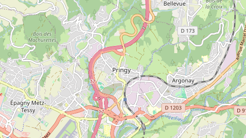 Carte de localisation de l'évènement