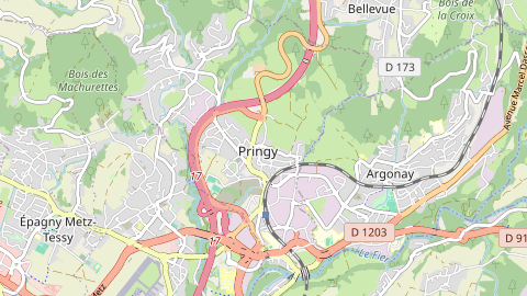 Carte de localisation de l'évènement