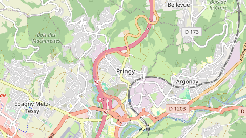 Carte de localisation de l'évènement