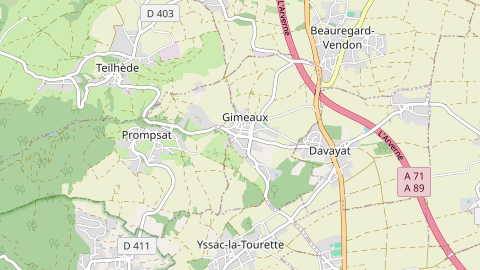 Carte de localisation de l'évènement