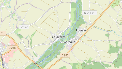 Carte de localisation de l'évènement