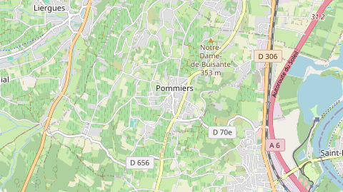 Carte de localisation de l'évènement