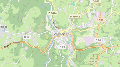 Carte de localisation de l'évènement