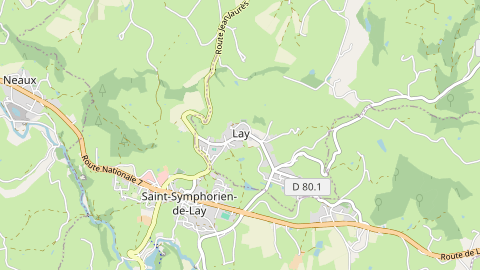 Carte de localisation de l'évènement