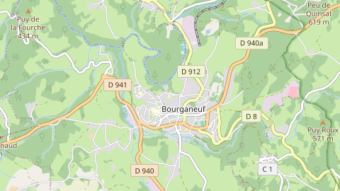 Carte de localisation de l'évènement
