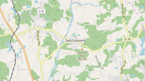 Carte de localisation de l'évènement