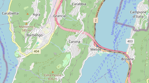 Carte de localisation de l'évènement