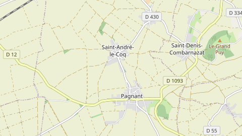 Carte de localisation de l'évènement