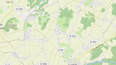 Carte de localisation de l'évènement