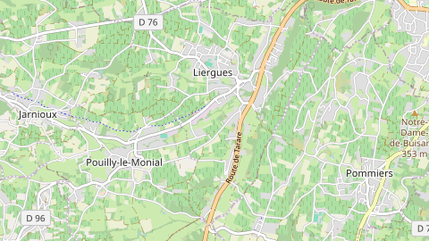 Carte de localisation de l'évènement