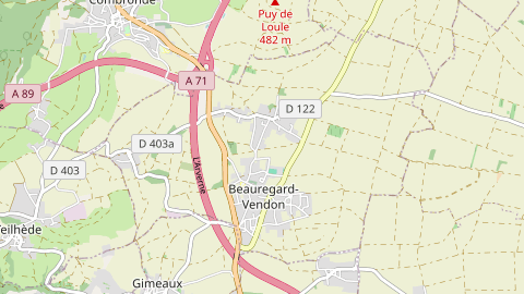 Carte de localisation de l'évènement