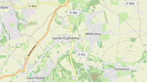 Carte de localisation de l'évènement