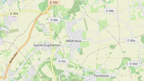 Carte de localisation de l'évènement