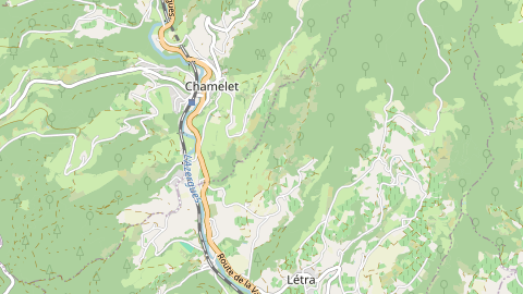 Carte de localisation de l'évènement
