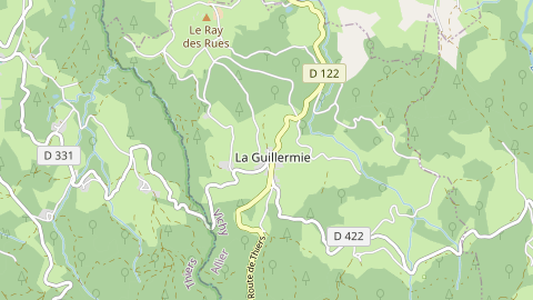 Carte de localisation de l'évènement