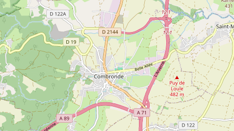 Carte de localisation de l'évènement