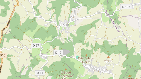 Carte de localisation de l'évènement