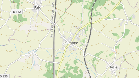 Carte de localisation de l'évènement