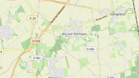 Carte de localisation de l'évènement