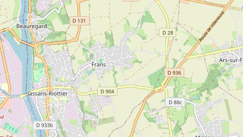 Carte de localisation de l'évènement