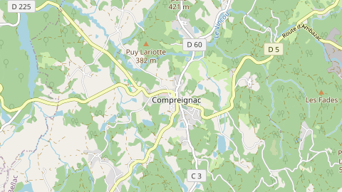 Carte de localisation de l'évènement