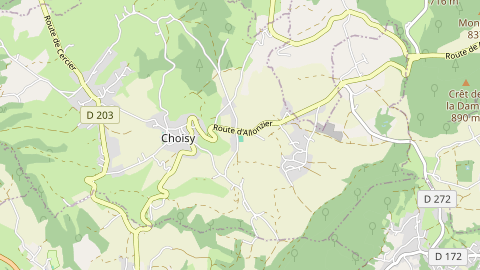 Carte de localisation de l'évènement