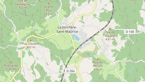 Carte de localisation de l'évènement