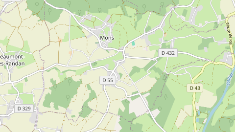 Carte de localisation de l'évènement