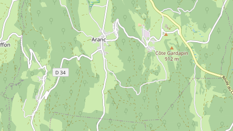 Carte de localisation de l'évènement