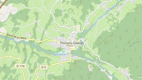 Carte de localisation de l'évènement