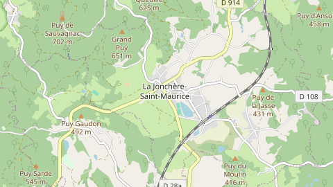 Carte de localisation de l'évènement