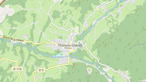 Carte de localisation de l'évènement