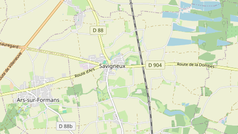 Carte de localisation de l'évènement