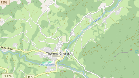 Carte de localisation de l'évènement