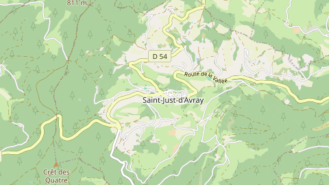 Carte de localisation de l'évènement