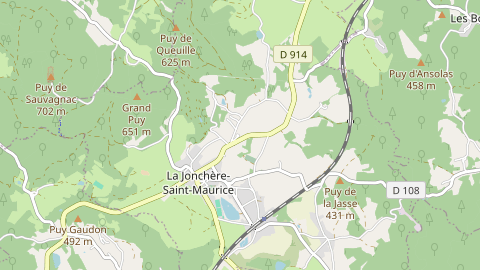 Carte de localisation de l'évènement