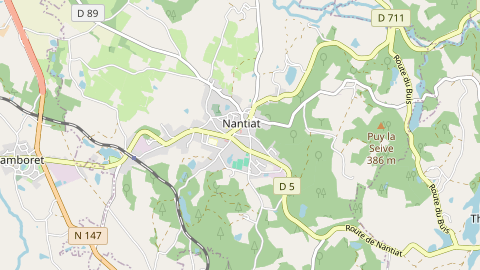 Carte de localisation de l'évènement