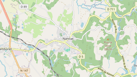 Carte de localisation de l'évènement