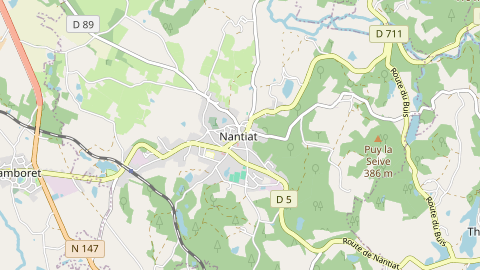 Carte de localisation de l'évènement