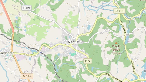 Carte de localisation de l'évènement