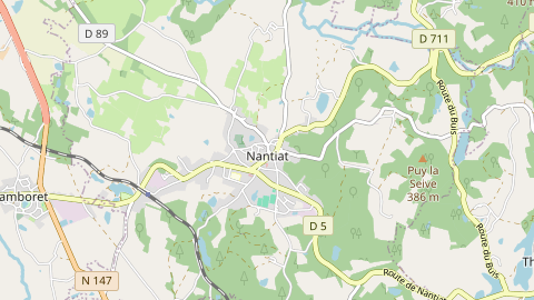 Carte de localisation de l'évènement