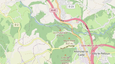 Carte de localisation de l'évènement
