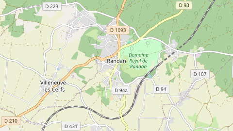 Carte de localisation de l'évènement