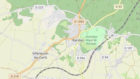 Carte de localisation de l'évènement