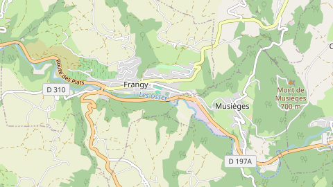Carte de localisation de l'évènement