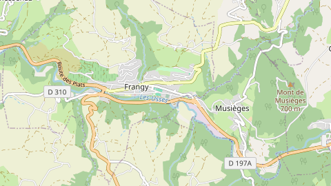 Carte de localisation de l'évènement