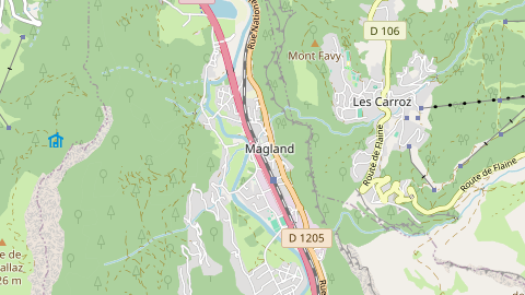 Carte de localisation de l'évènement